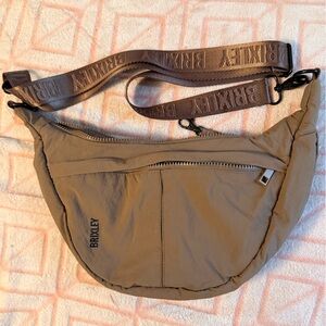 BRIXLEY mocha crescent Crossbody Bag for Women